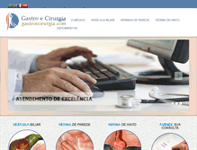 Tablet Screenshot of gastroecirurgia.com